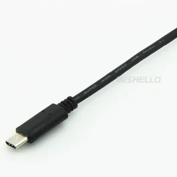 23 cm Negro Tipo C Cable de OTG, USB3.1 Tipo C para USB 3.0 OTG Cable Adaptador para el Nexus 6P/5X Lumia 950 Lumia 950XL Apple Macbook de 12
