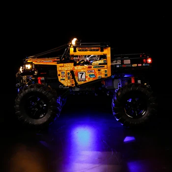 Led de Luz de iluminación de tecnología compatible con la serie de LEGO 42093 remoto de cuatro ruedas del vehículo de camino de luz LED de grupo