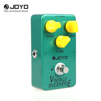 Joyo JF-01 Vintage Overdrive de Efectos para Guitarra Pedal True Bypass de Accesorios de Guitarra