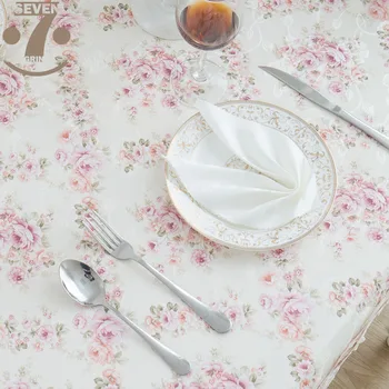 Banquete De Boda Rosa Suave Floral Jacquard Tela Elegante Bordado De Encaje De La Frontera Decorativa Tapete De Mesa
