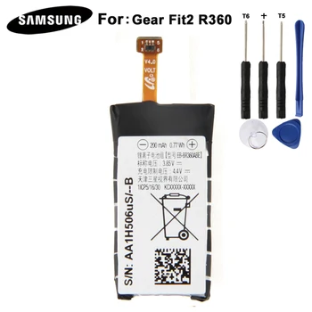 Original de la Batería EB-BR360ABE Para Samsung Gear Fit2 Ajuste 2 R360 SM-R360 SCH-R360 Reemplazo de la Batería de 200mAh