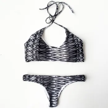 Vendaje De Trajes De Baño Bikini Impreso Traje De Baño De Biquinis 2018 Más Reciente De La Moda De Playa Mujeres Sexy Traje De Baño Monokini Brasileño Trajes De Baño