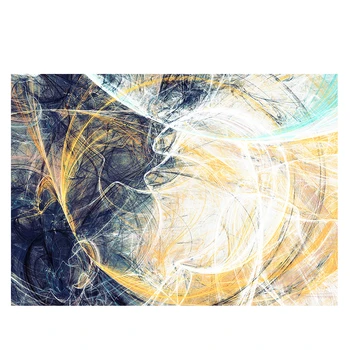 71x100CM Abstracto de la Geometría de la Línea de pintura al Óleo sobre Lienzo Arte Carteles y Grabados de Estilo Nórdico Moderno de la Pared de la Imagen para la Sala de estar