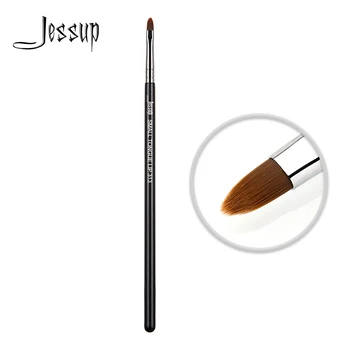 Jessup brocha de Labios Maquillaje herramientas de pelo Sintético Contorno del pincel Pequeño lengua de forma Individual maquillaje Cepillo