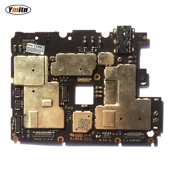 Ymitn Desbloqueado Principal de la Junta de la Placa base Placa base Con Chips de Circuitos Flex Cable Para Xiaomi Mi MEZCLA