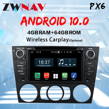 1Din Android 10.0 Radio de Coche DVD GPS para BMW 3 E90 E91 E92 E93 2006-2012 Estéreo de Auto IPS USB WIFI 4G RDS de 7 PULGADAS Jugador de la Navegación
