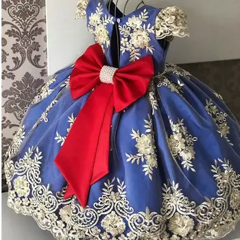 Las niñas Vestido de Verano de la Princesa Elegante de Flores de Parte de los Niños Vestidos para las Niñas de la Boda Vestido de Fiesta de Cumpleaños Vestido de los Niños Ropa