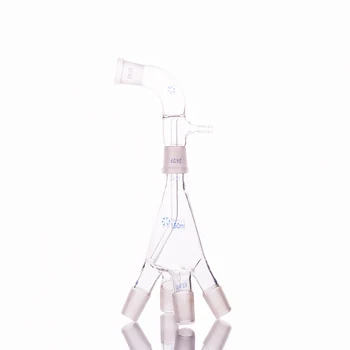 De vacío rotativa de receptor,la Capacidad de 150ml,Conjunta 24/29,Cuatro direcciones de la destilación del tubo receptor