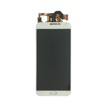 Azul Blanco Para Samsung Galaxy E7 E7000 Pantalla LCD Digitalizador de Pantalla Táctil del Panel de Montaje, Puede Ajustar el Brillo