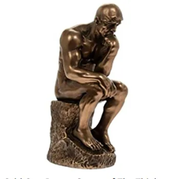 El frío de Fundición de Bronce de la Estatua de El Pensador , Inspirado por Le Penseur de Auguste Rodin
