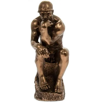 El frío de Fundición de Bronce de la Estatua de El Pensador , Inspirado por Le Penseur de Auguste Rodin