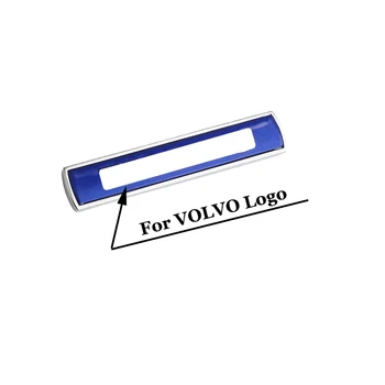 2pcs Auto Lado Boby Fender Insignia del Logotipo 3D etiqueta Engomada Para Volvo XC70 XC80 XC90 volvo V40 V50 V60 V70 V90 C30 C60 Placa Accesorios