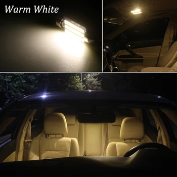 KAMMURI Blanco Canbus Para BMW serie 7 E38 E65 E66 E67 F01 F02 F03 F04 LED interior de la Cúpula Mapa de Espejo de Vanidad Tronco de la guantera luz