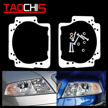Taochis Coche-Estilo de marco adaptador de luz de Cabeza Titular de Soporte para Skoda Octavia Hella 3R G5 5 Koito Q5 Bi xenon lente del Proyector