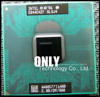 Envío gratis T6400 CPU 2.0/2M/800 original de la versión oficial de la original pin SLGJ4 scrattered piezas