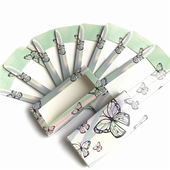 Pestañas Caja de Embalaje a Granel Mayorista Personalizados en 3D Visón Pestañas Cajas de Embalaje Con el Logotipo de Maquillaje Conjunto de Pestañas Caso Pack