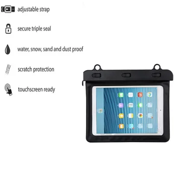 7-8 pulgadas Impermeable Tablet Bolso Seco Resistencia al Agua Bolsa de la Cubierta de la caja protectora Para el Ipad Mini1/2/3 KindleSamsung mi pad2/3