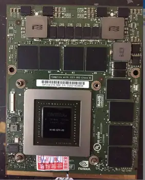 Abdo GTX 780M GTX780M 4G N14E-GTX-A2 de la Tarjeta de Vídeo Para Dell M17X R5 M18X R2 R3 R4 DDR5 Mostrar Tarjeta Gráfica GPU de Reemplazo