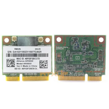 Doble banda 2.4 G/5G Atheros AR5B22 AR9462 WI-FI inalámbrica de 300Mbps la mitad Mini PCIE WiFi + BT 4.0 Bluetooth 4.0 COMBO de tarjeta de Red Lan
