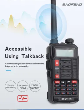 De dos vías de Radio Baofeng UV10R Portátil Walkie Talkie de Largo alcance VHF UHF Jamón CB Radio Transceptor USB Baofeng UV 10R Transmisor