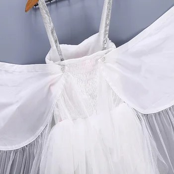 Vestido De Las Niñas Alas De Ángel Disfraz De Cisne Vestido De Princesa De La Flor Del Bebé Tutu Vestido De Lentejuelas Niñas Tirante Vestido De Moda 2021