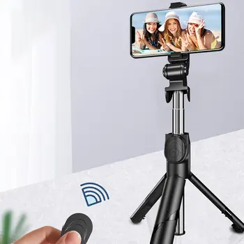 Trípode Selfie Stick Xt02 Teléfono Móvil Titular De Soporte En Vivo De Control Remoto Retráctil Horizontal Y Vertical