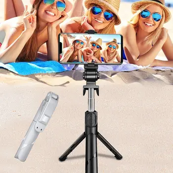 Trípode Selfie Stick Xt02 Teléfono Móvil Titular De Soporte En Vivo De Control Remoto Retráctil Horizontal Y Vertical