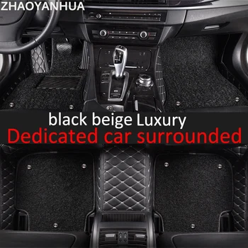 Ajuste personalizado de coche alfombras de piso para Mercedes Benz C W204 W205 E W211 W212 W213 S clase CLA GLC ML GLE GL alfombra revestimientos