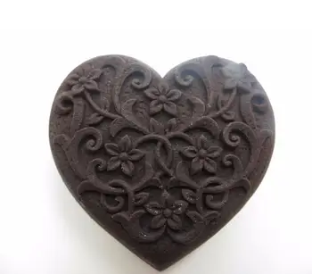 HC0010 Amor muy caro en forma de corazón de Jabón del Molde de Silicona moldes de velas moldes de chocolate del molde silicona fondant molde de Caramelo moldes de arcilla