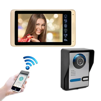 SmartYIBA Wifi Smart Visual Intercomunicador IR-CUT HD de la Cámara IP de Portero de Noche Ver el Video Timbre Anillo de Video Teléfono de la Puerta Timbre de la puerta de kits