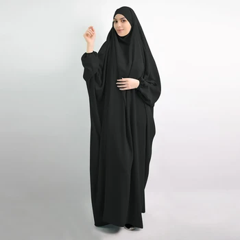 Eid Mubarak Kaftan Dubai Abaya Oración Musulmana Vestido de Turquía Vestidos de Abayas Para las Mujeres Traje Musulman De Modo Vetement Chilaba femme