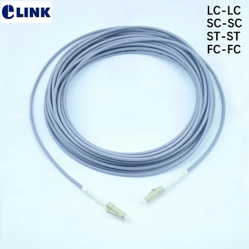 15Mtr 1 núcleo Acorazado de la fibra de cables prearmados SC LC FC ST Multimodo de fibra Única Blindados de fibra óptica, cable de puente ELINK simplex 15M