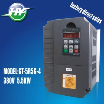 Vector de control de variadores de frecuencia 5.5 KW 380V Huanyang variador de frecuencia de la unidad de ventas directas de la fábrica