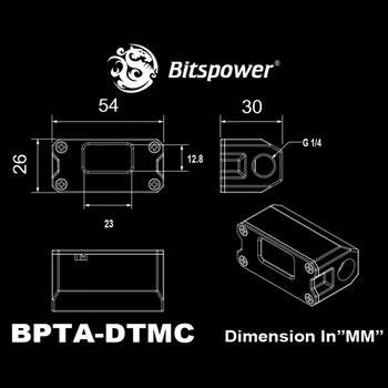 Bitspower Touchaqua Digital Térmica del Sensor de Temperatura de la Pantalla del Termómetro ,SATA cable de Alimentación,BPTA-DTMC
