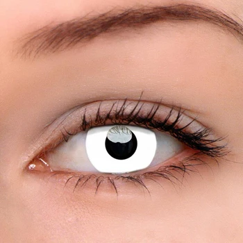 Jewelens de Color Lentes de Contacto de Color Lentes de Prescripción para los Ojos de Halloween Blanco Puro Contactos