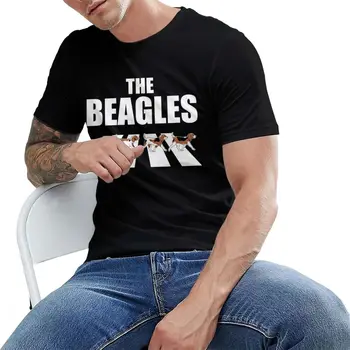 La moda de Los Beagles Parodia de la Camiseta Unisex Loco Naturales Camiseta de Algodón O-cuello