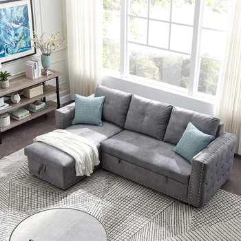 Mechones asiento sofá moderno minimalista tamaño de apartamento diván de la sala de estar de la combinación Nórdicos, Inglaterra, nueva L de tecnología de la tela del sofá