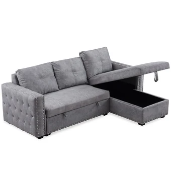 Mechones asiento sofá moderno minimalista tamaño de apartamento diván de la sala de estar de la combinación Nórdicos, Inglaterra, nueva L de tecnología de la tela del sofá