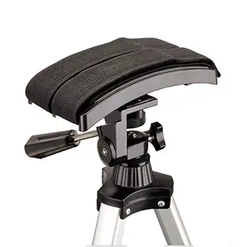 Universal Bino Binocular Trípode Adaptador De Montaje (Rack Resto), Negro