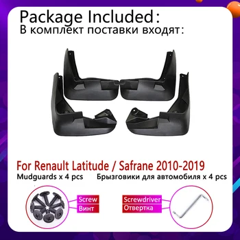 Mudflap para Renault Latitude 2010~2019 Safrane Samsung SM5 Guardabarros guardabarros Aleta de Salpicaduras de Aletas Guardabarros Accesorios 2011 2012