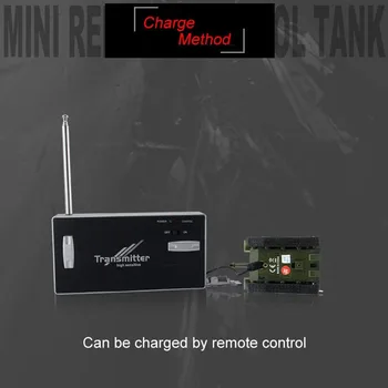 Lindo Mini Tigre RC Modelo de Tanque Imitar a Escala de Radio Control Remoto Tanque Radio control Electrónico de Juguetes Tanque para Niños