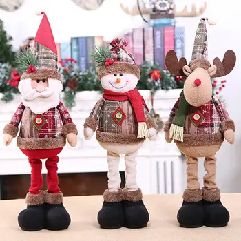 La navidad Muñecos de Decoración de Navidad Muñeco de Decoraciones del Árbol de Navidad Decoraciones Innovadoras Santa muñeco de Nieve de la Decoración de la Ventana #EW