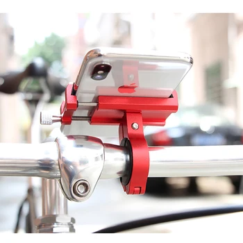 GUB G81 de Aluminio de la Bicicleta Ajustable del Teléfono móvil Titular de la Luz Smartphone fijo Rack para bicicleta eléctrica de la motocicleta