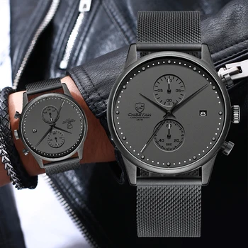 Nueva CHEETAH los Hombres del Reloj de Moda del Deporte Militar Masculino Reloj de Acero Inoxidable de Lujo Impermeable de Cuarzo reloj de Pulsera Relogio Masculino