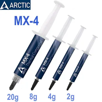 Genuino original ARCTIC MX-4 de 8g, 8.5 W/MK, de pasta térmica para el disipador de calor, refrigeración del Procesador compuesto zapata, de la conducción de Calor de la grasa
