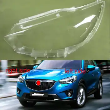 Para Mazda CX5 CX-5 2013 2016 Cáscara de Lámpara de Faro delantero de la Cubierta de Vidrio de la Pantalla Caso Transparente Sombra del Faro de la Lente de la Máscara