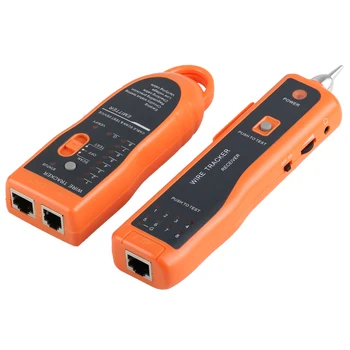 Red LAN Probador de Cable Cat5 Cat6 RJ45 UTP STP Detector de Línea Buscador de Cable de Teléfono del Perseguidor del Trazador de Diagnosticar el Tono de Kit de Herramienta
