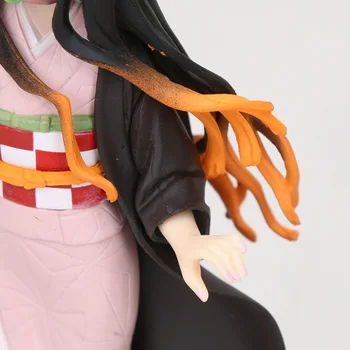 16cm Kamado Tanjirou Kamado Nezuko figura de juguete de Anime Demon Slayer Kimetsu no Yaiba PVC Modelo de Figura Juguetes