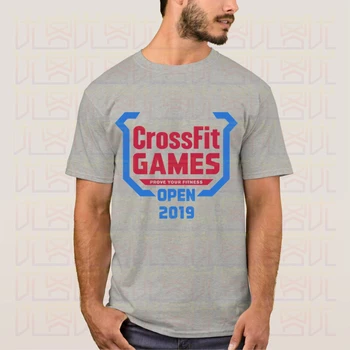 Más reciente 2020 Verano Crossfit Games Demostrar Su Aptitud Abierto De 2019 Logotipo Algodón Casual Unisex Camiseta Talla S-4XL