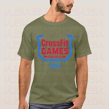 Más reciente 2020 Verano Crossfit Games Demostrar Su Aptitud Abierto De 2019 Logotipo Algodón Casual Unisex Camiseta Talla S-4XL